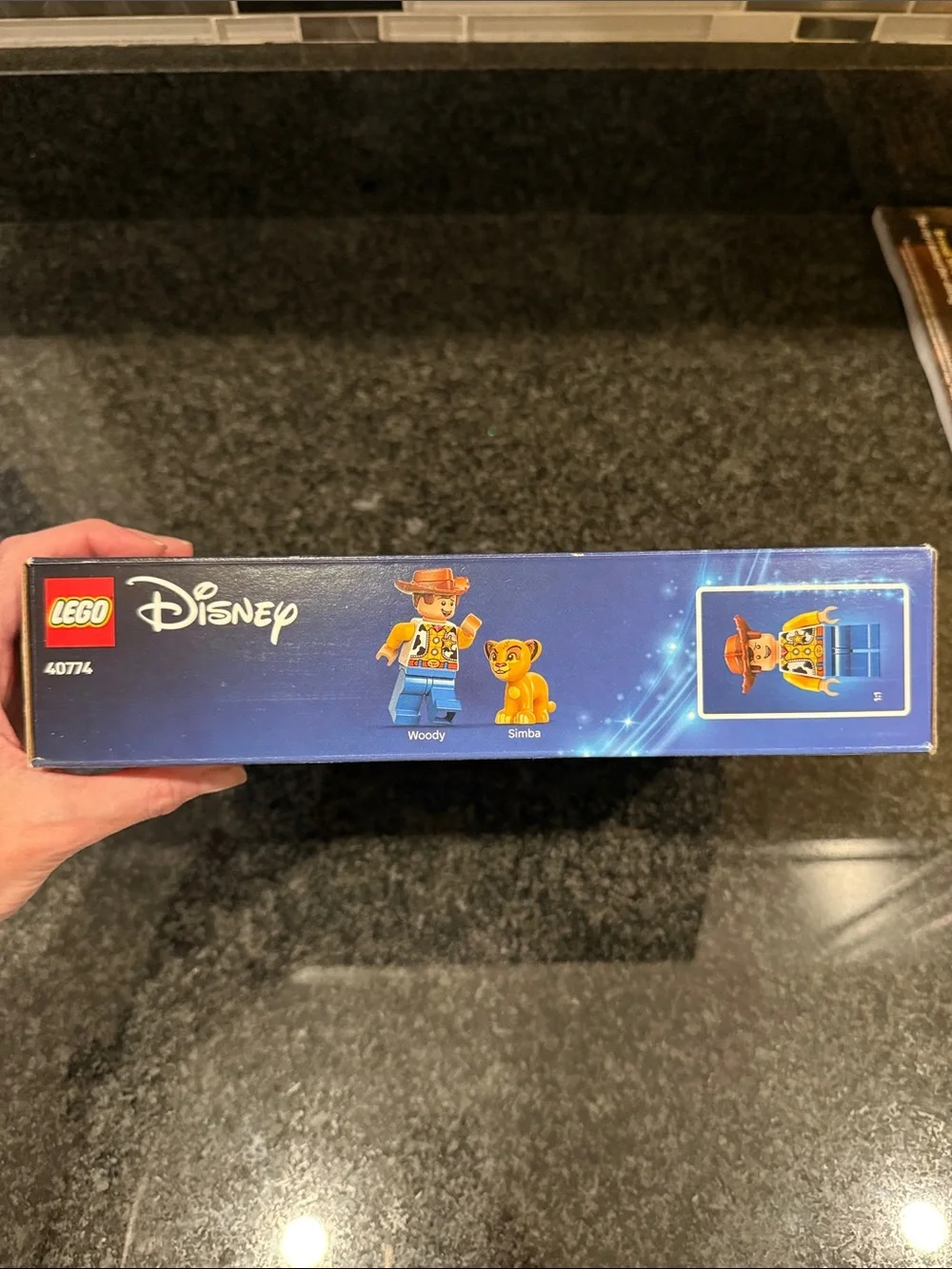 LEGO Disney Blue Brown Mini Movie Story Cube Building Set